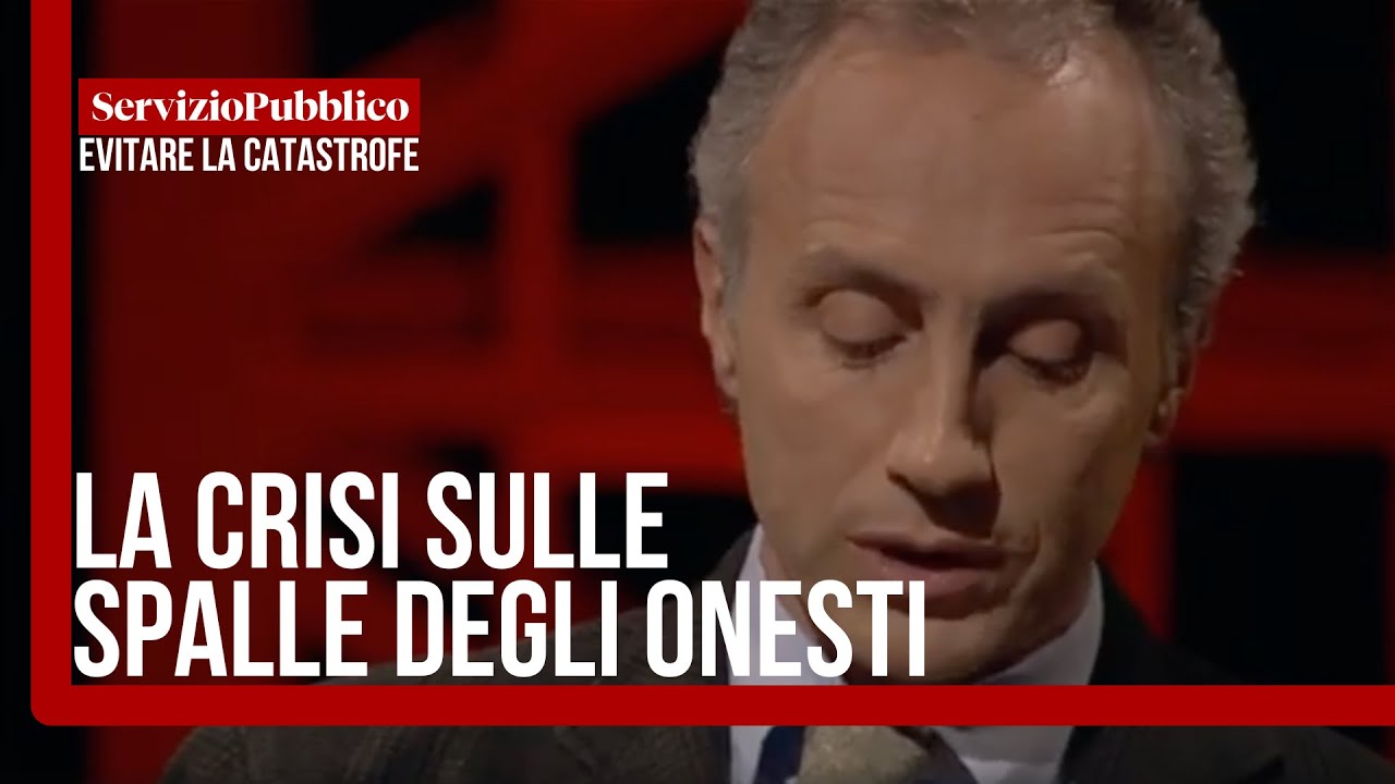 La crisi sulle spalle degli onesti: L'editoriale di Marco Travaglio