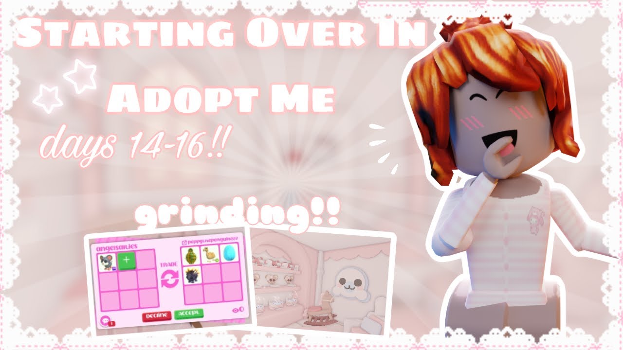 ♡ начинаем заново в «Adopt Me» | Дни 14-16!!