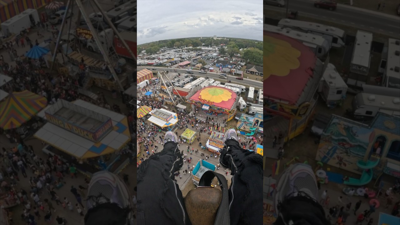 Riding A Drop Tower At Florida&rsquo;s  Strawberry Festival