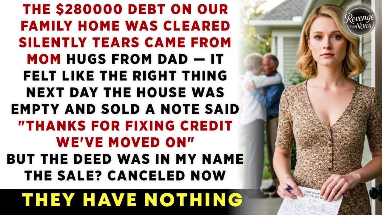 I Covered the Debt to Keep Our Home — By Morning, She Was Gone Without a Word....