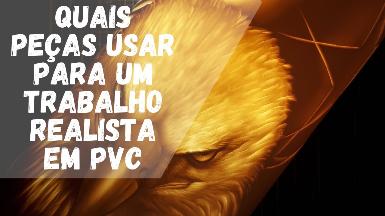 quais pontas usar para fazer um trabalho realista em luminária de pvc