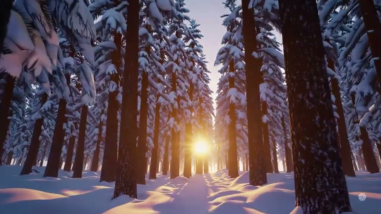 Winter Relaxing Ambience - Melancholic - Soft Trees (Long Mix)
