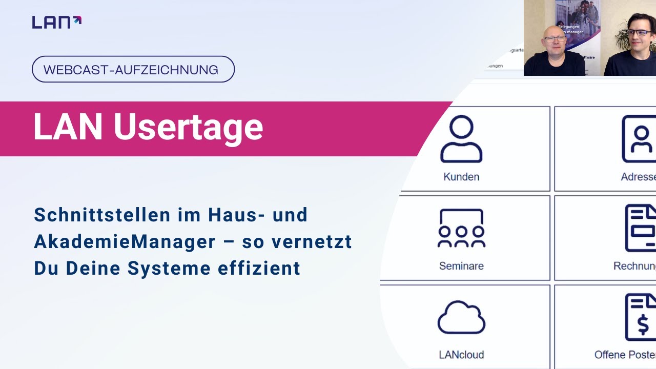 Schnittstellen im Haus- und AkademieManager – so vernetzt Du Deine Systeme effizient