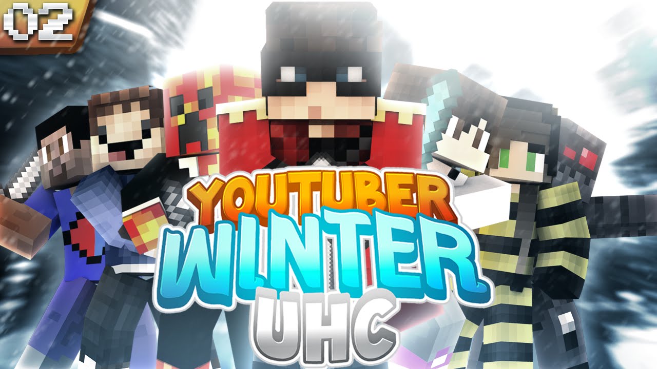 Minecraft YouTuber Winter UHC: Episode 2 - Level 3 Fire Aspect
