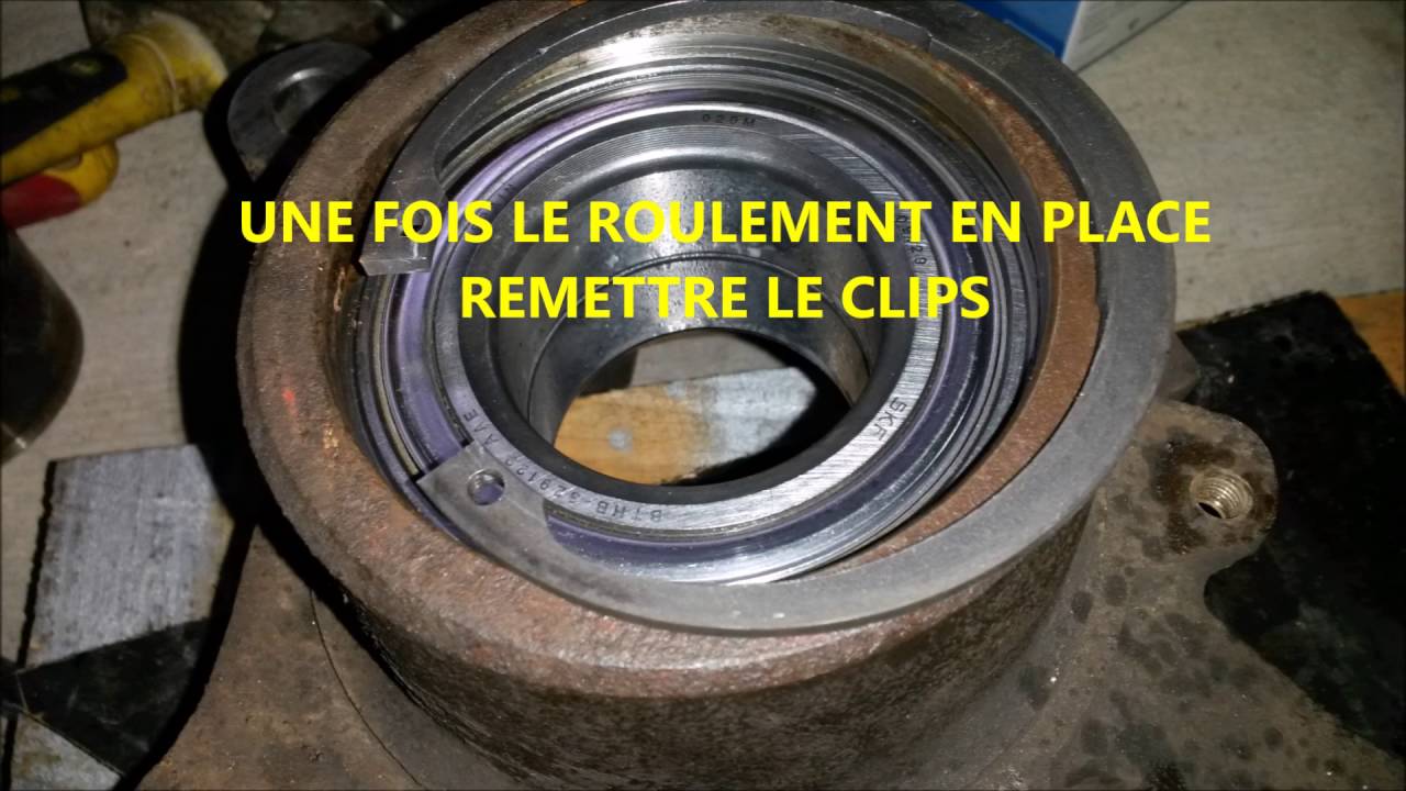 Changer un roulement roue avant sans presse ex sur fiat ducato