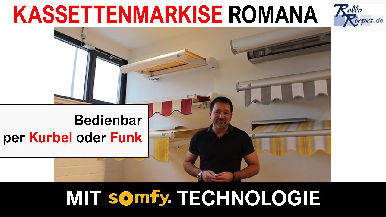 Kassettenmarkise Romana | Kassettenmarkisen | RolloRieper.de