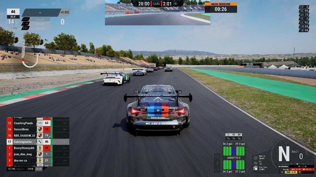 Assetto Corsa Competizione Daily Race from 17th to 3rd