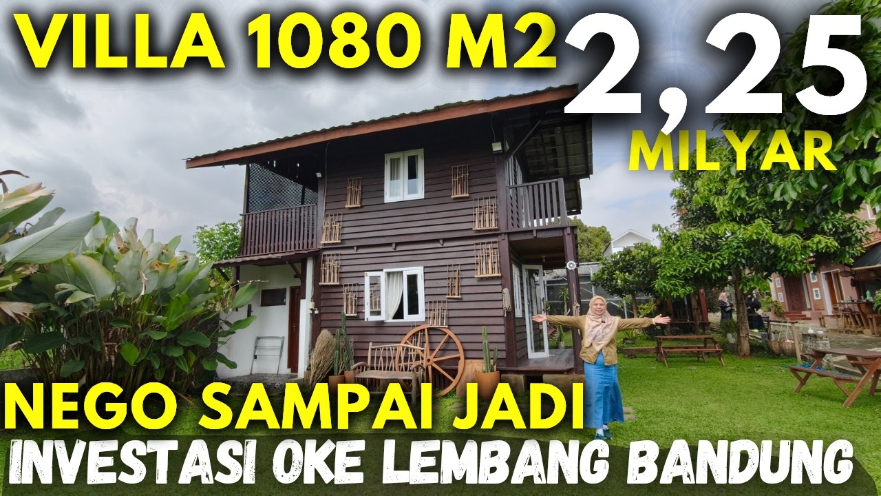 JUAL MURAH VILLA RUMAH INVESTASI LEMBANG BANDUNG