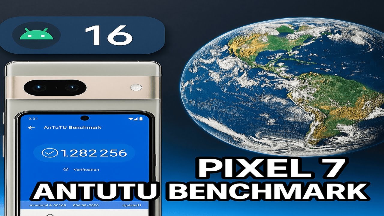Google Pixel 7 With Andriod 16 Full AnTuTu Benchmark | Smart Earth | 1080p
