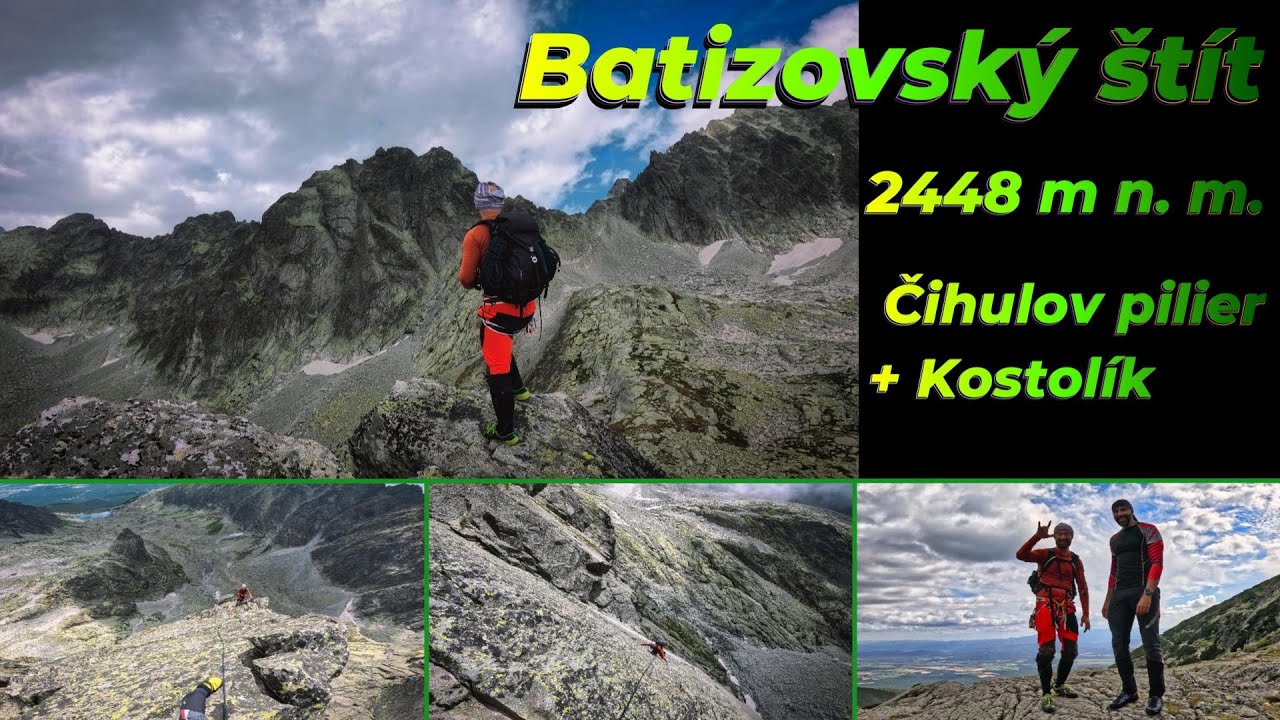 Vysoké Tatry : Batizovský štít cez  Čihulov pilier +