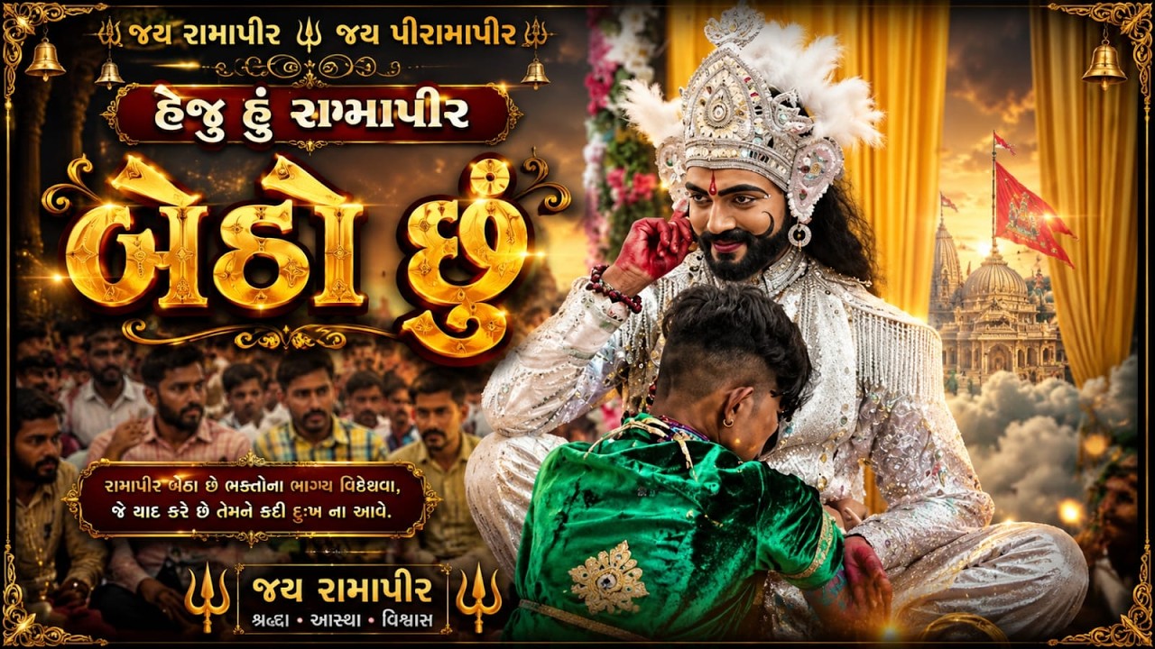 HAJU HU RAMAPIR BETHO SU || JIVAN BHAGT || બાબા રામદેવ રામા મંડળ હનુમાન પાર્ક બોટાદ