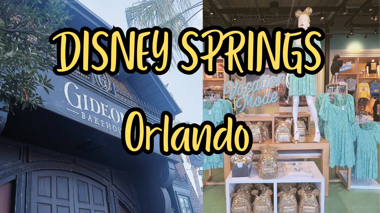 Disney Springs 2025-New Star Wars Trading Store and Trying Gideon's Bakehouse!