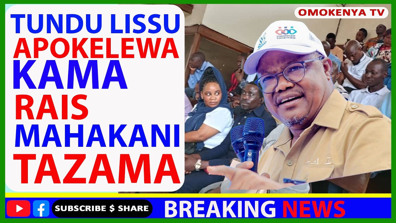 Samia Ajificha, Tundu Lissu Apokelewa Kama Rais Mahakamani Tanzania, Shangwe Kila Mahali