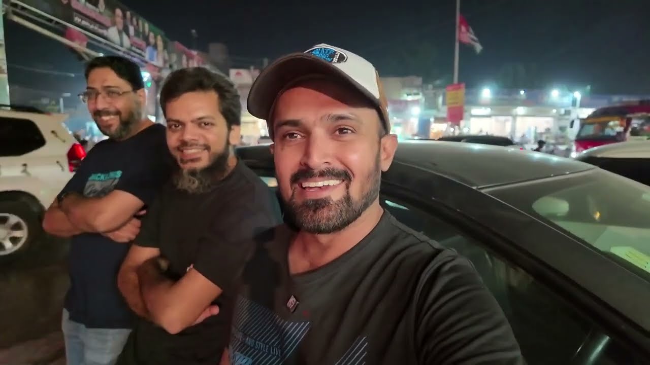 🚗 Drive to Hyderabad via National Highway at night | Shah Jahan Masjid | Keenjhar Jheel