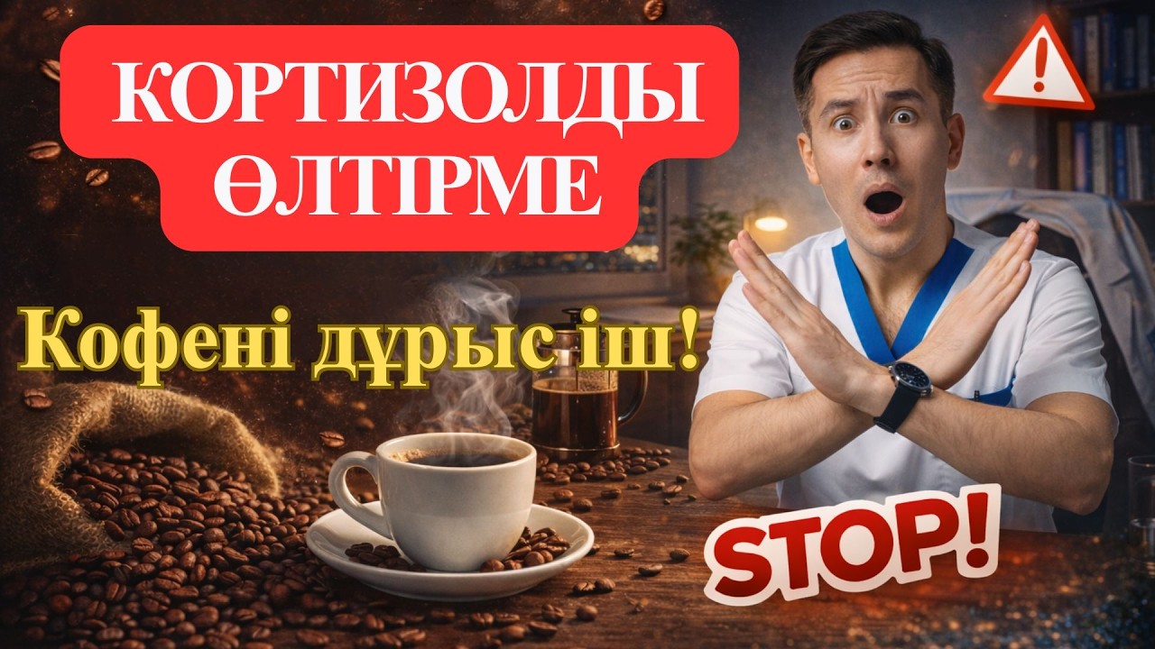 Кофе ішпес бұрын осыны біліңіз! Кофенің кортизолға әсері