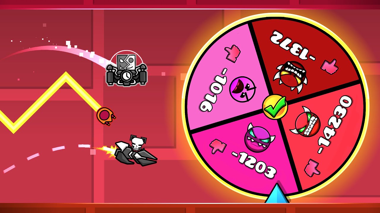 The WORST ROULETTE LEVELS race in Geometry Dash