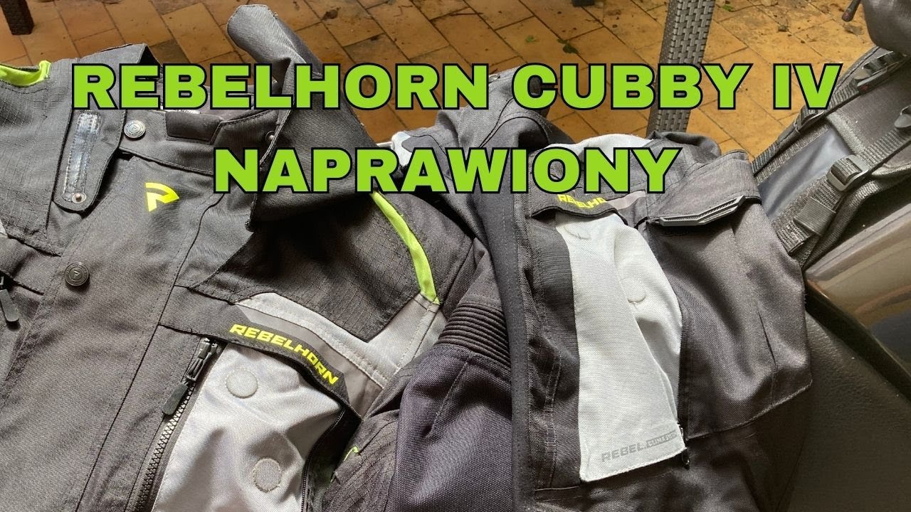 Naprawa kombinezonu motocyklowego u producenta REBELHORN CUBBY IV