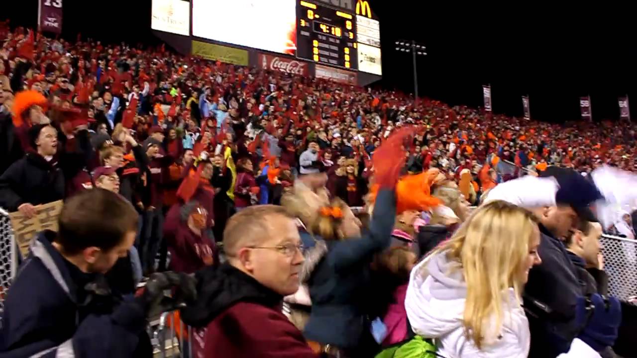 Virginia Tech Enter Sandman Entrance