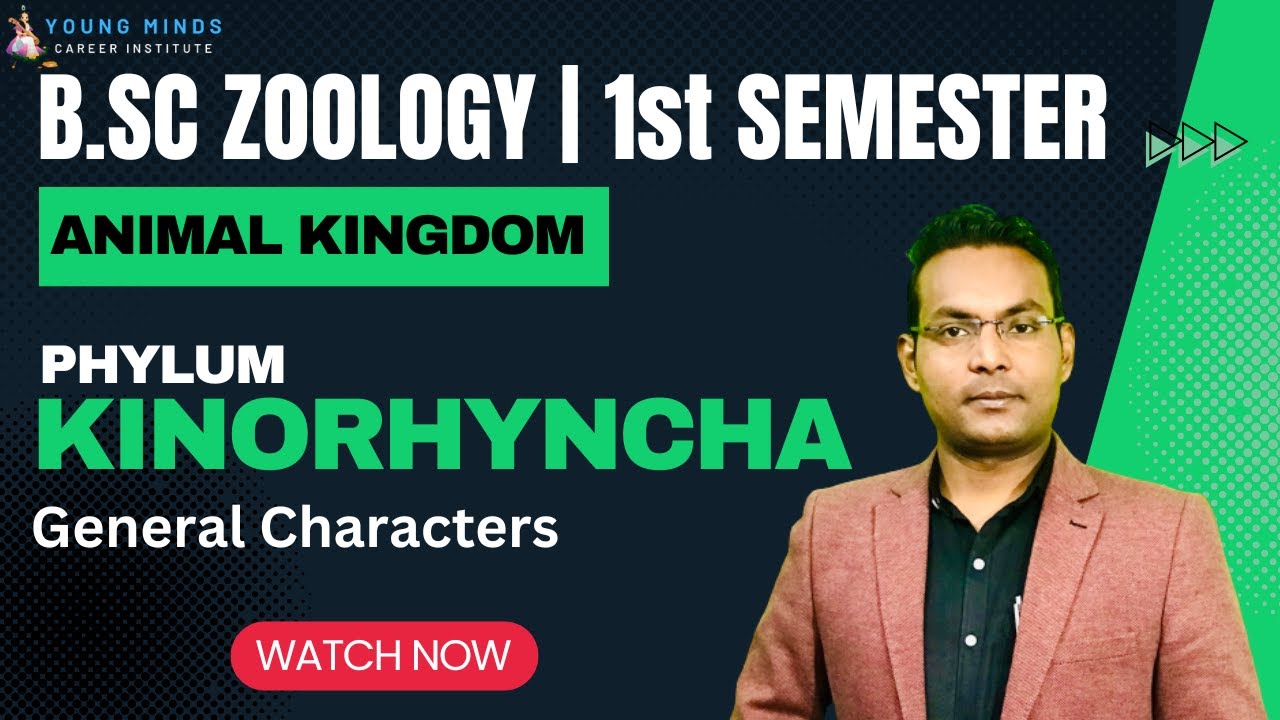 B.Sc Zoology | Phylum Kinorhyncha | General Characters & Classification