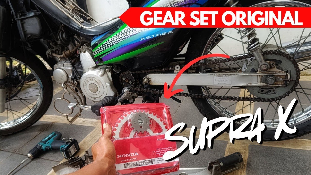 CUMA GANTI GEAR SET, SUPRA X BAPAK JADI HALUS & SENYAP! 🔧🔥