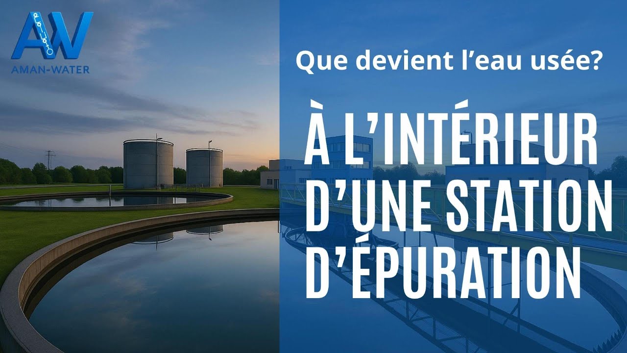Que devient l’eau usée? À l’intérieur d’une station d’épuration.