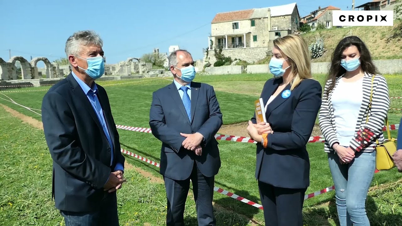 Ministrica Nikolina Brnjac obi&scaron;la Amfiteatar gdje će se održati Europski kup u bacanju kugle
