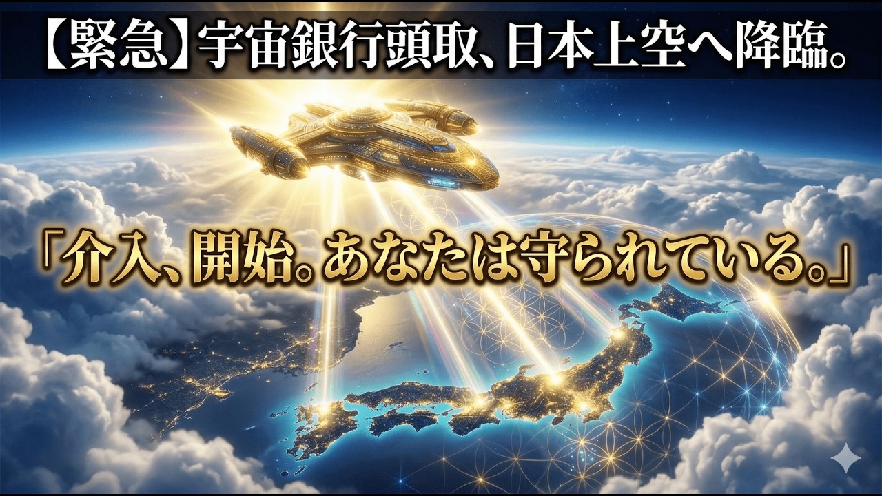 【異例事態】宇宙銀行頭取が宇宙船で地球に到着。あなたを結界で包みました。