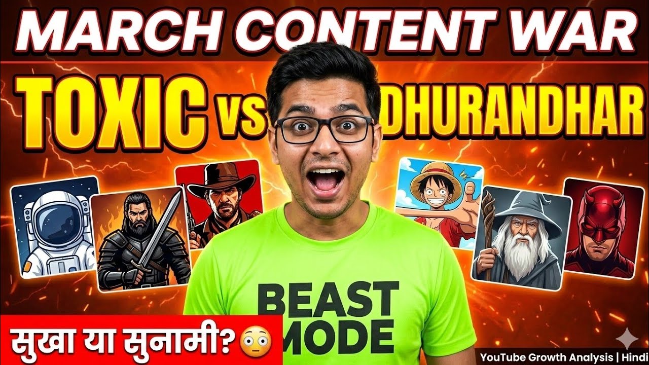 मार्च में कंटेंट का सूखा या सुनामी? 😳 Toxic vs Dhurandhar का असली खेल!