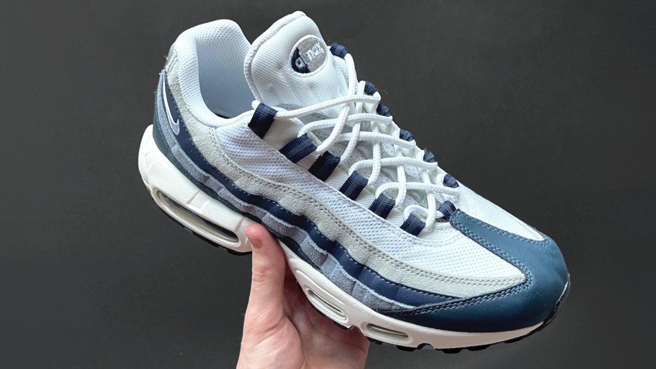 Как зашнуровать кроссовки Nike Air Max 95 в ромбовидном стиле