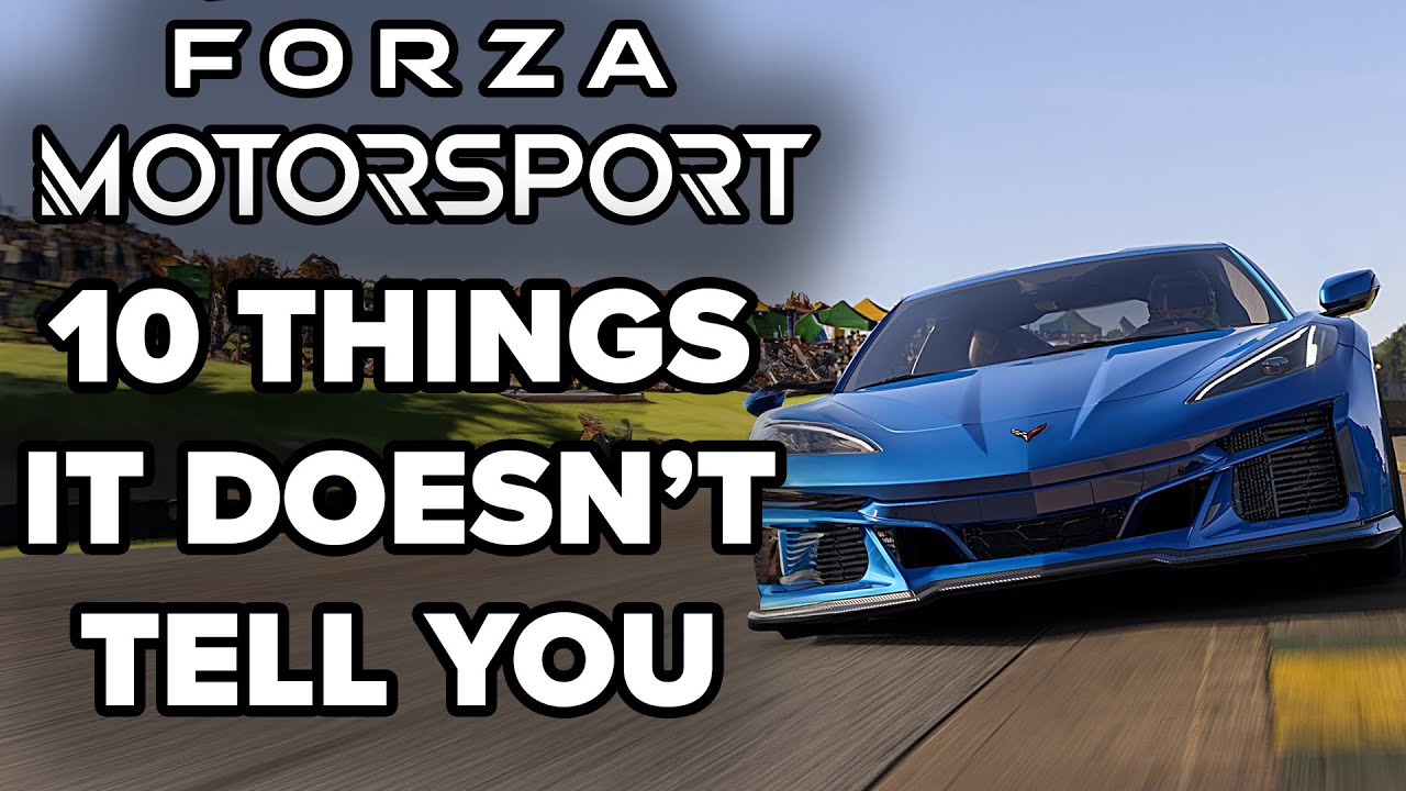 10 Beginners Tips And Tricks Forza Motorsport DOESN'T TELL YOU