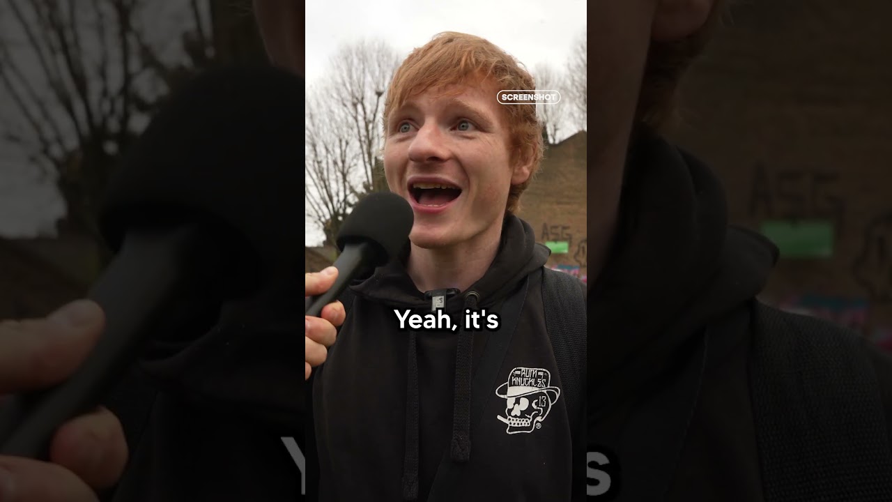 Жизнь двойника Эда Ширана 😱 👀 #edsheeran #double #contest