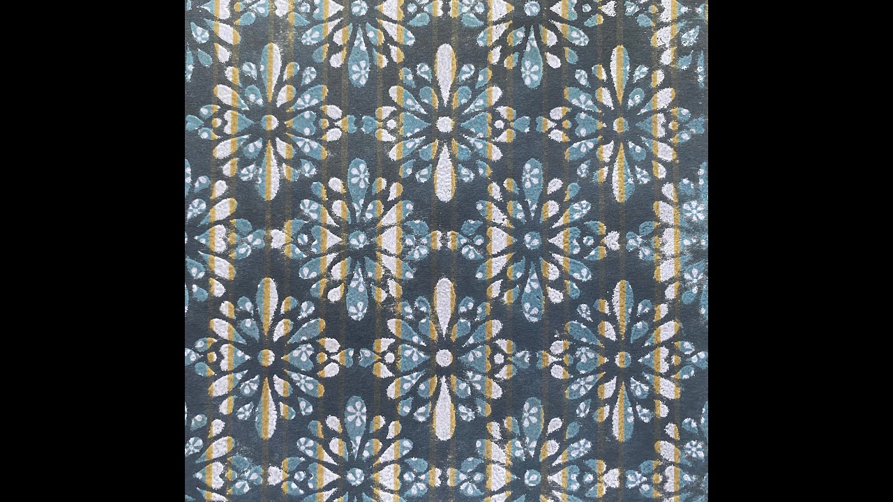 Jacobs Coat Technique with a Stencil