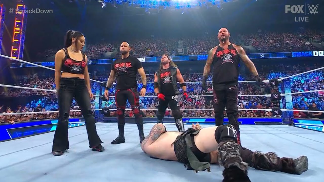 AJ Styles and The O.C. Returns attacks Viking Raiders - WWE SmackDown 4/28/2023