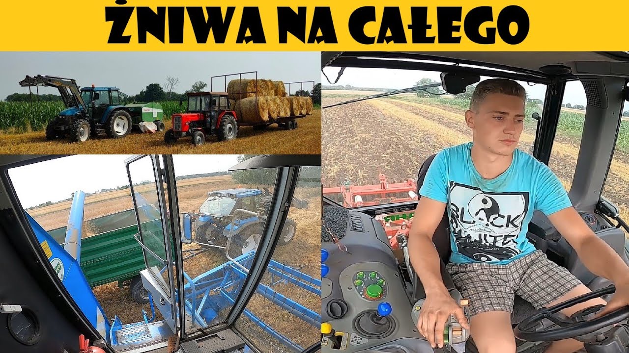 PRASOWANIE SŁOMY😁UPRAWA POD FUTTER NOVE 11☘️Agro Dniówka #198💪Agro Kuzyni