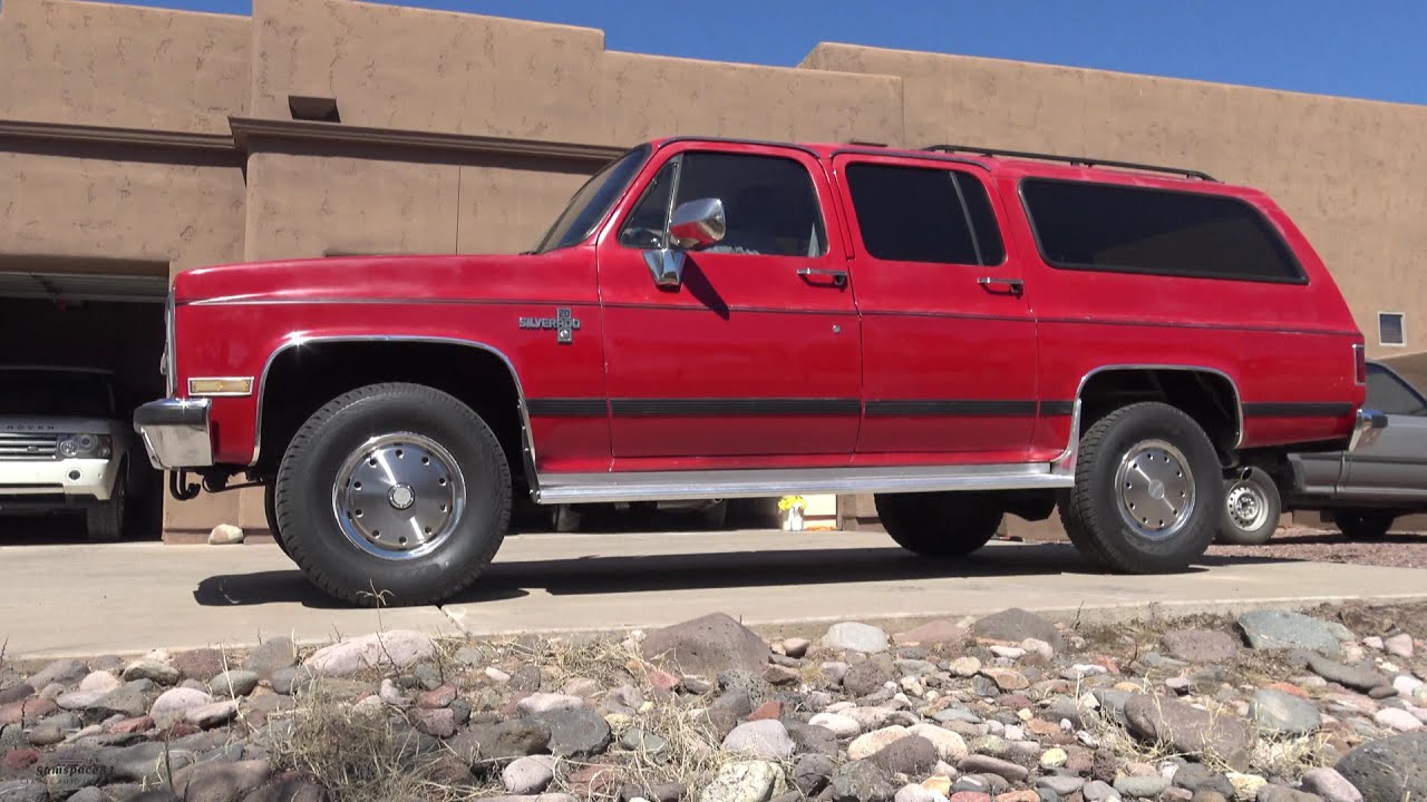 1988 Chevrolet Silverado Suburban diesel Squarebody my buddy in Arizona sold to overseas. Samspace81
