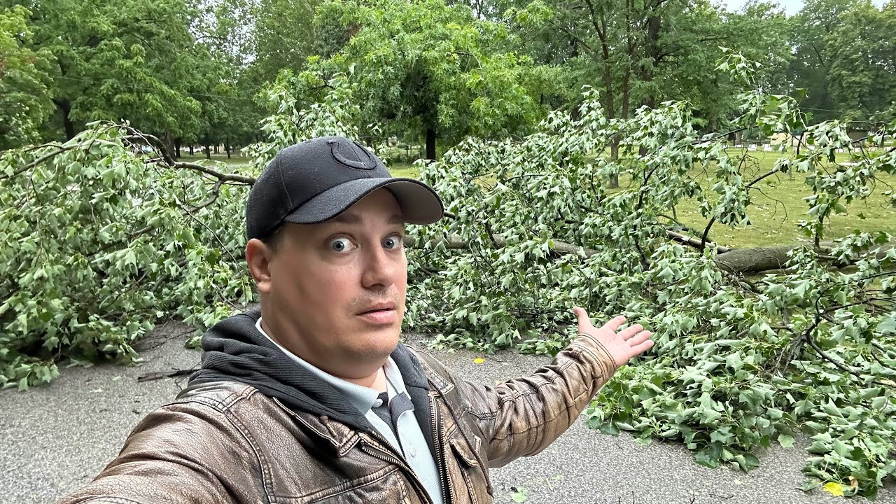 Major Storm Damage in Indiana - No Power - No Internet Terre Haute!