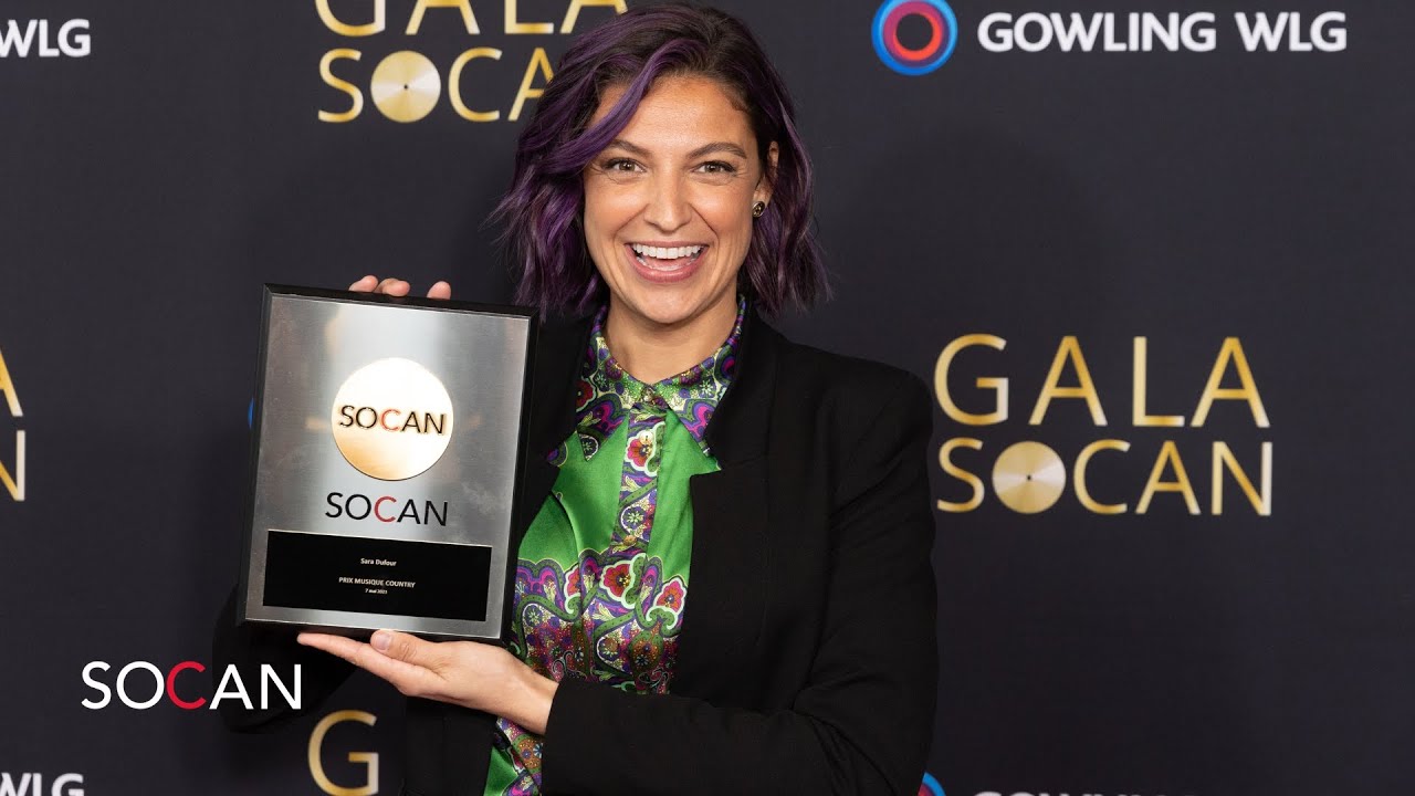 Entrevue Sara Dufour - Gala SOCAN 2023
