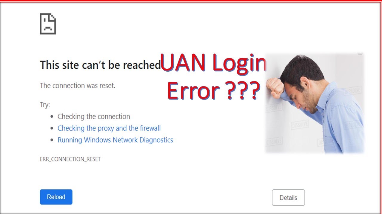 Error While Login UAN..Do not worry ...