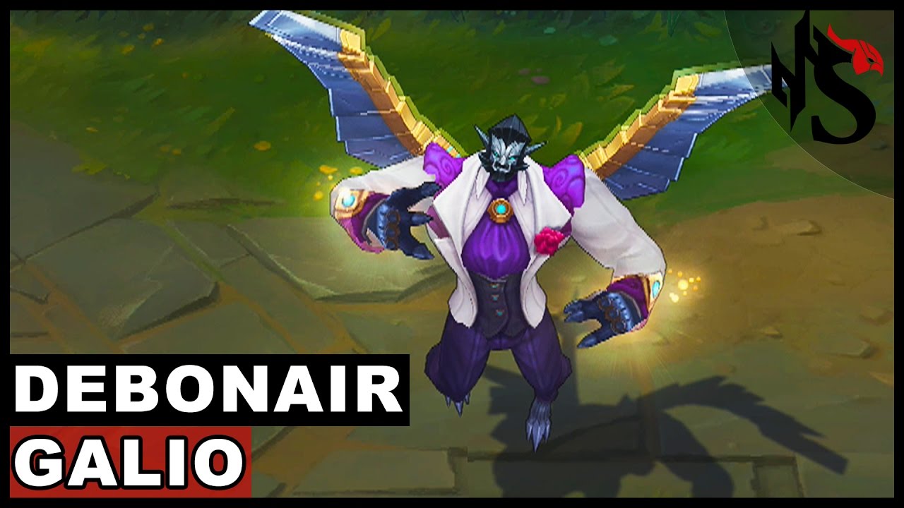 Debonair Galio Skin Spotlight Champion Rework - Update 2017 (League of Legends)