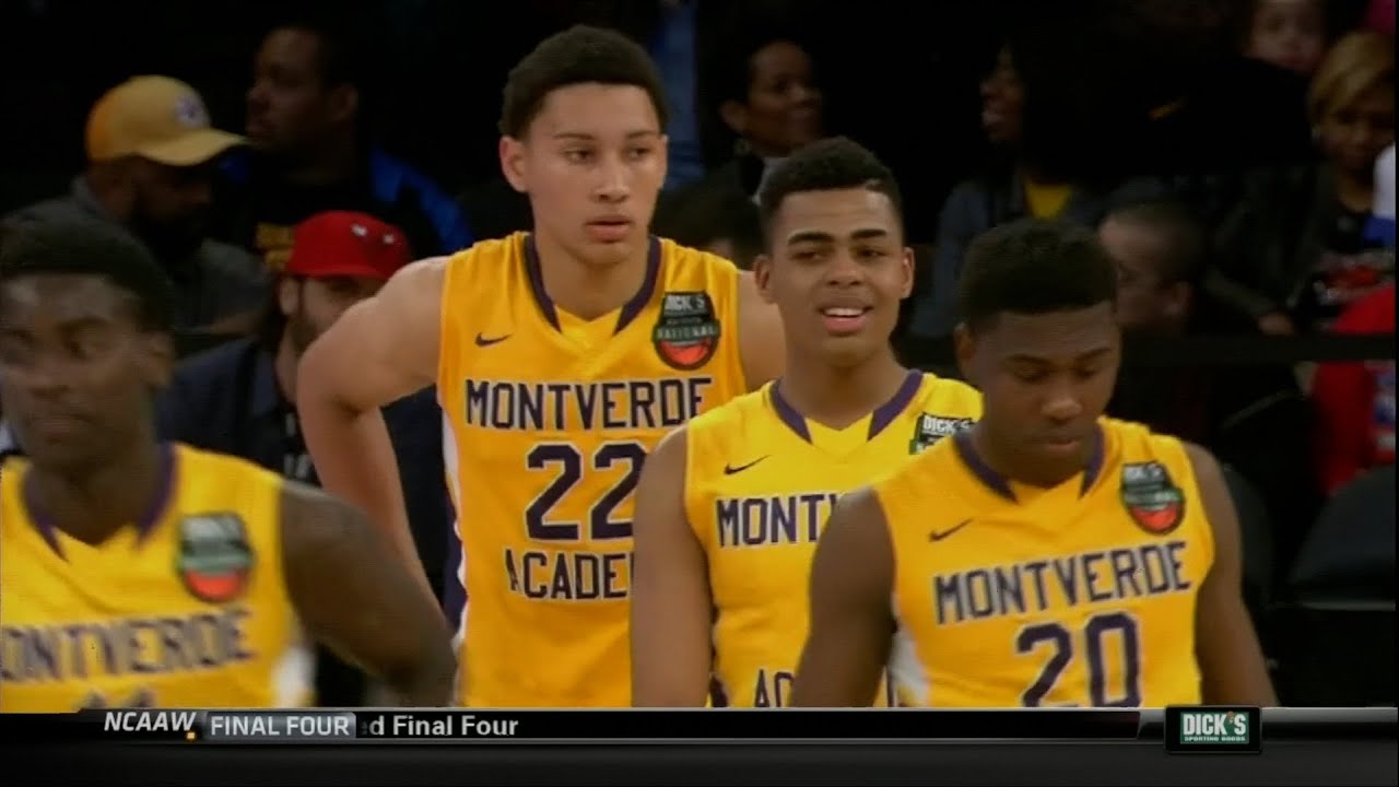 Ben Simmons and D'Angelo Russell at 2014 Dick's Nationals Final! Montverde vs Oak Hill Highlights