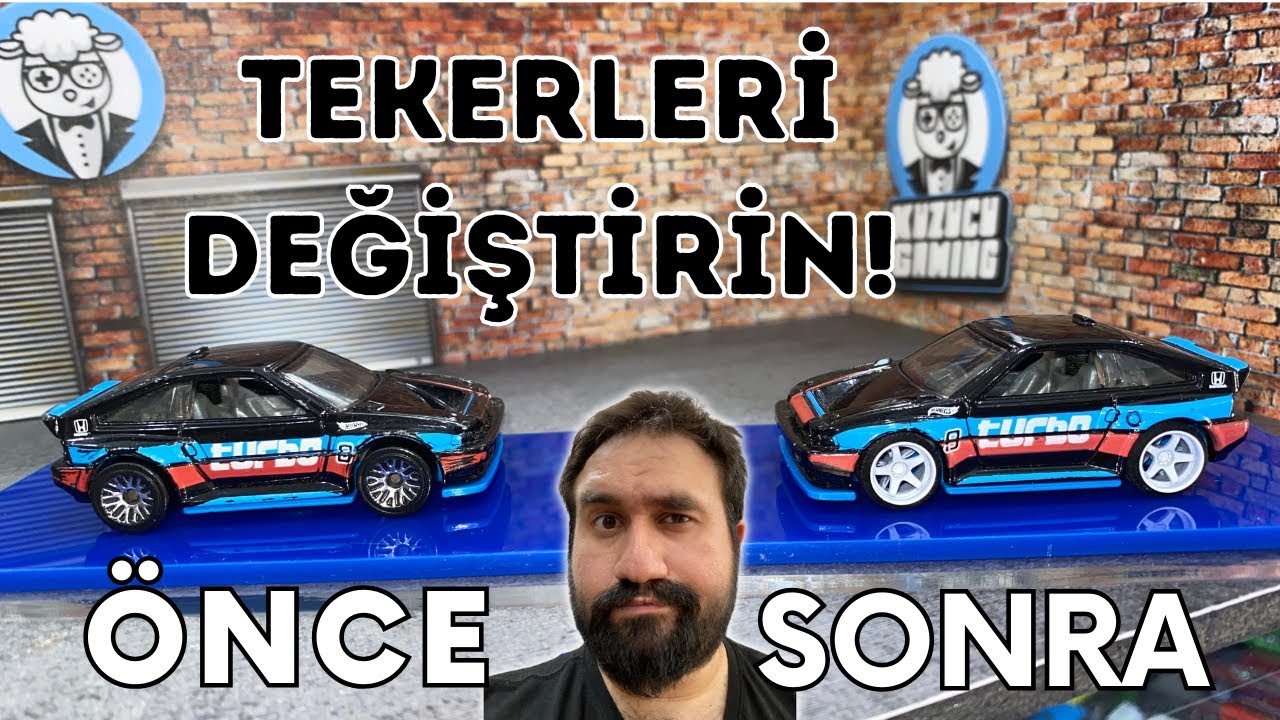 HOT WHEELS TEKER DEĞİŞTİRME - DELMEK YOK, YAPIŞTIRMAK YOK! - İNANILMAZ KOLAY