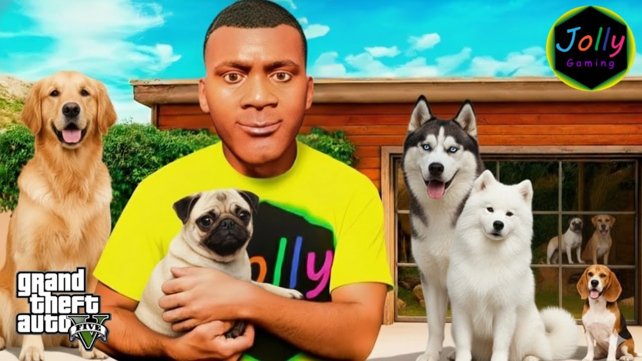 GTA 5 Tamil: Franklin’s House Becomes a Pet Care Business! 🐶🐱 | Jolly Gaming
