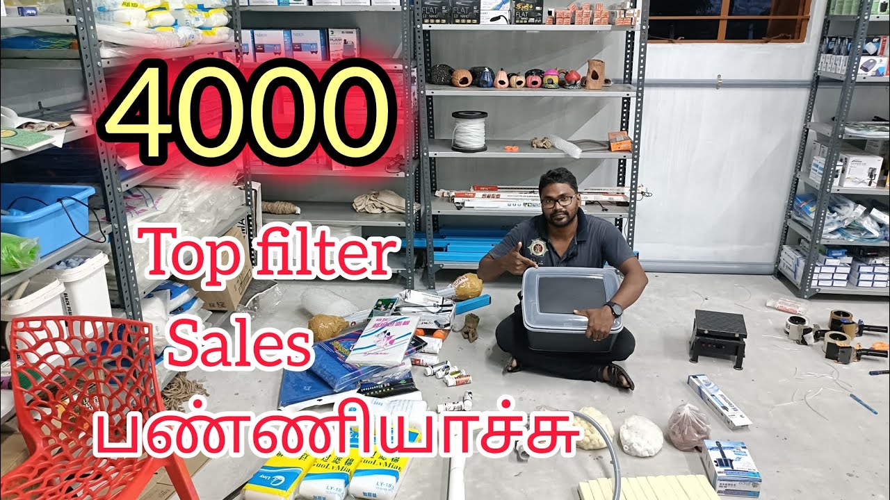 DIY TOP FILTER 4000 BOX sold out #diy #fish #aquascape #video #viralvideo #filter #shortsfeed #short