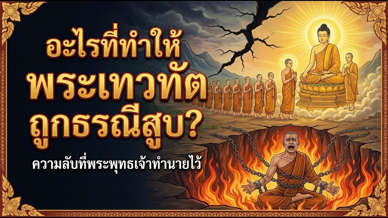 พระเทวทัต: วินาทีแผ่นดินสูบ! เผยเบื้องลึก 'อนันตริยกรรม' บาปที่หนักที่สุดและคำขอขมาสุดท้าย
