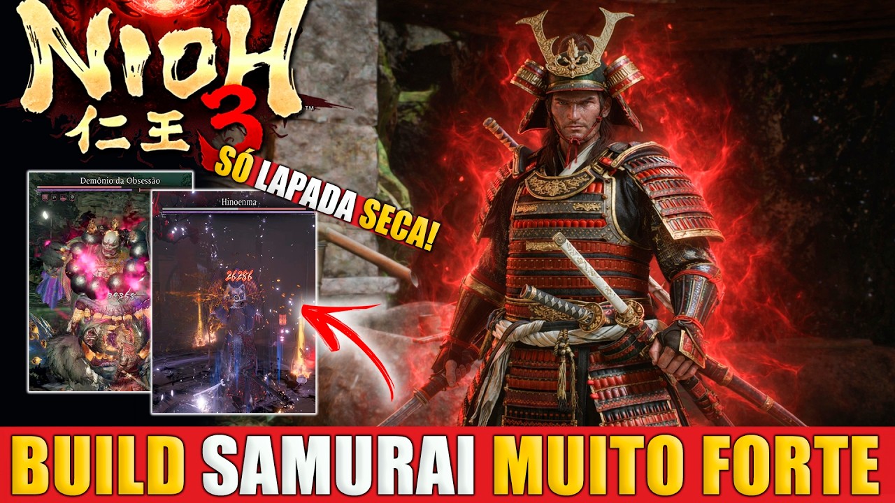 Nioh 3 Build Samurai Extremamente Forte