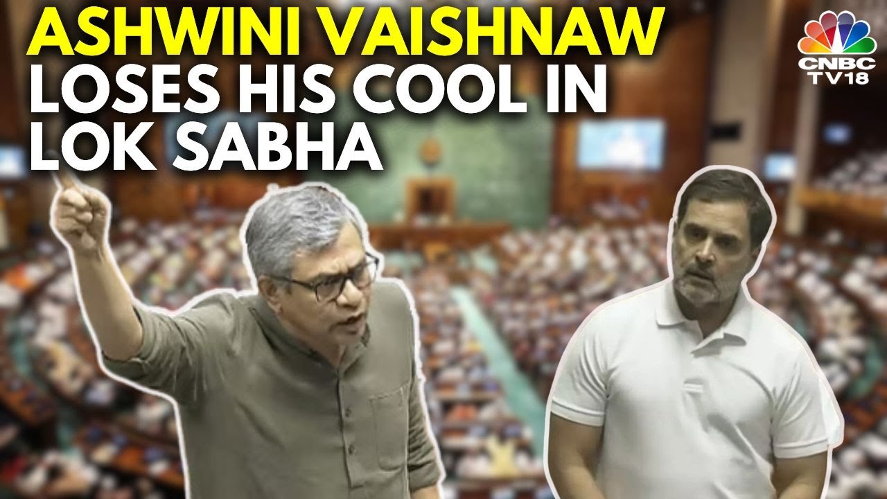Railways Minister Ashwini Vaishnaw Loses His Cool In Lok Sabha; Lashes Out At Opposition | N18V