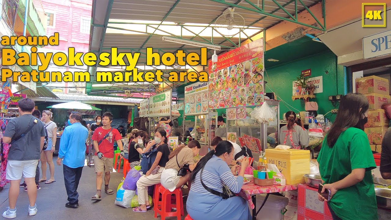 Walking around BAIYORK SKY (Pratunam Market Area)