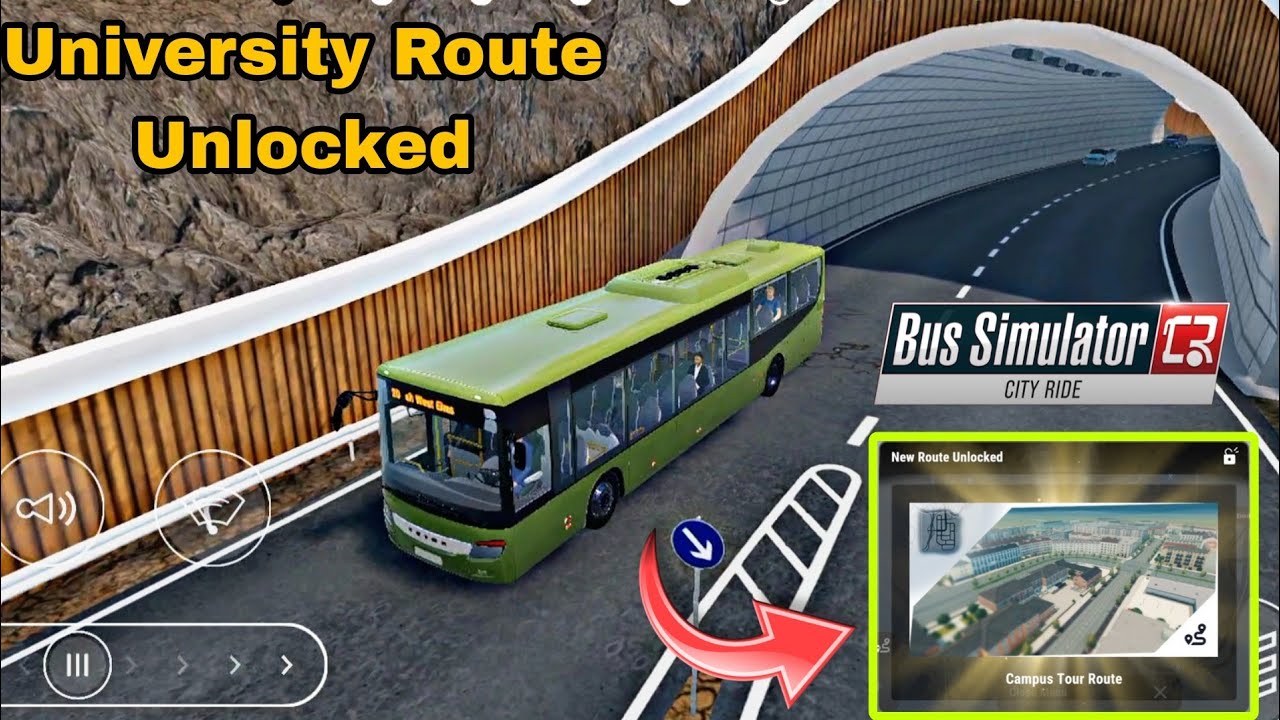 Bus Simulator City Ride #4 Gameplay - Duerr East University Route Unlocked