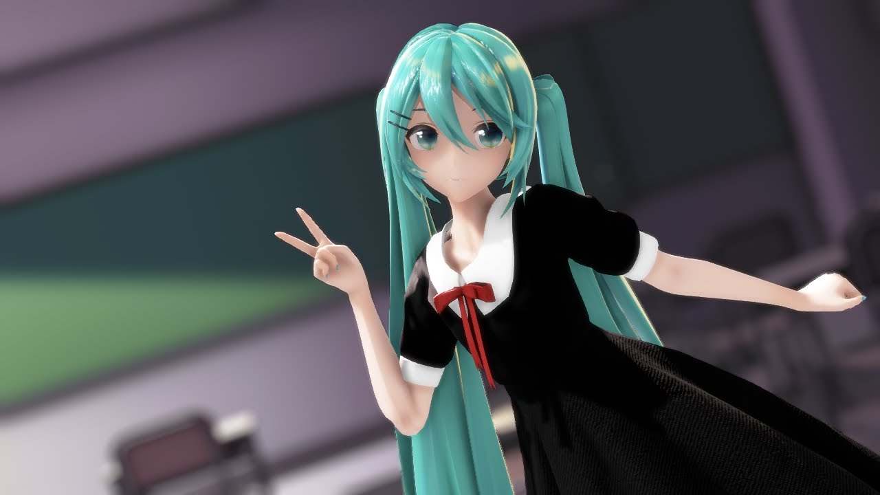 ☆MMD☆ 恋愛デコレート　YYB School Miku