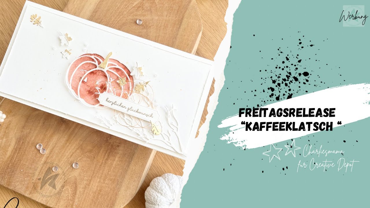 Freitagsrelease bei Creative Depot „Kaffeklatsch“ | Karteninspiration | Verpackung mit Zieheffekt